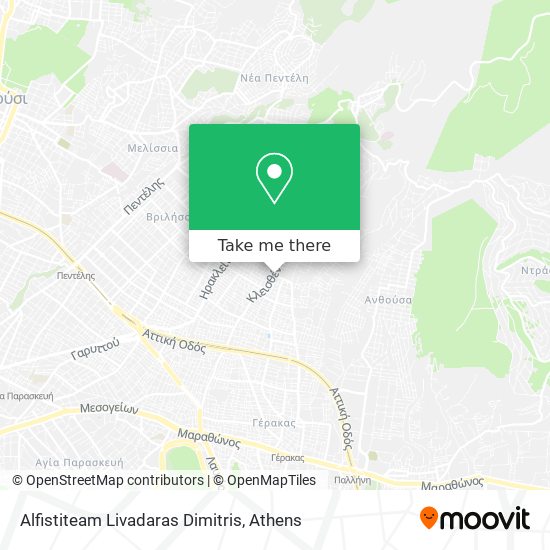 Alfistiteam Livadaras Dimitris map