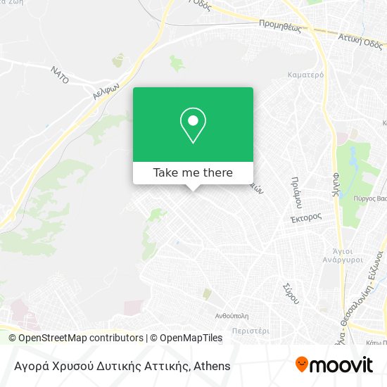 Αγορά Χρυσού Δυτικής Αττικής map