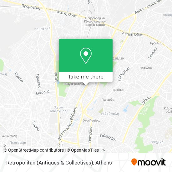 Retropolitan (Antiques & Collectives) map