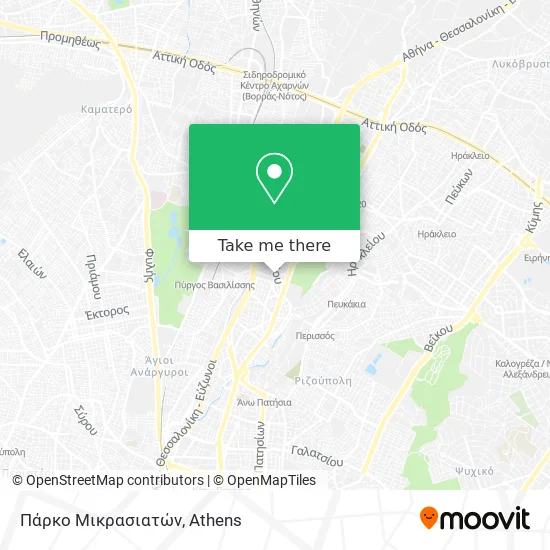 Πάρκο Μικρασιατών map