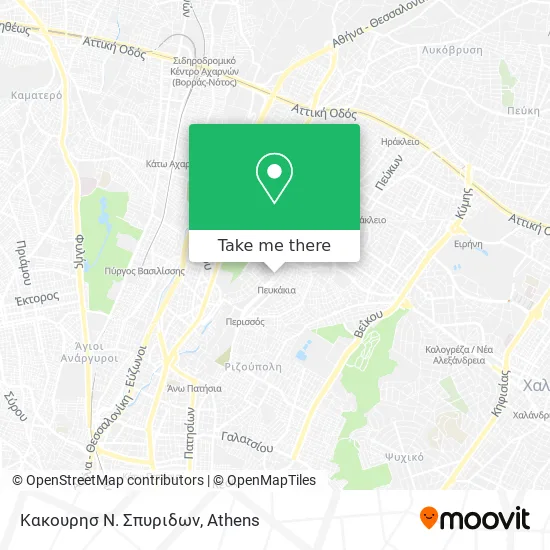 Κακουρησ Ν. Σπυριδων map