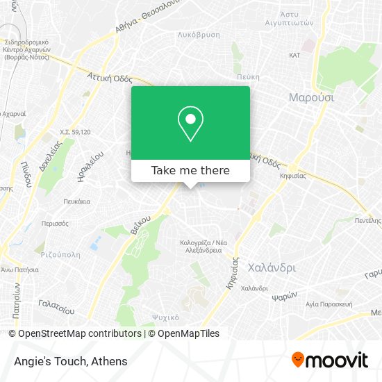 Angie's Touch map