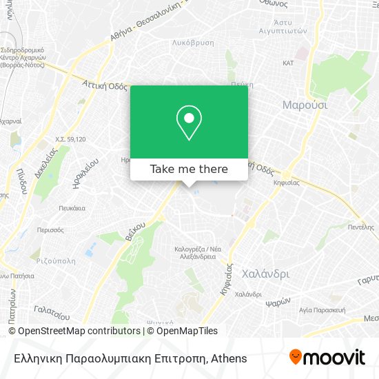 Ελληνικη Παραολυμπιακη Επιτροπη map