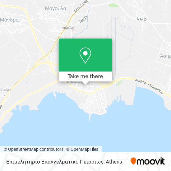 Επιμελητηριο Επαγγελματικο Πειραιως map