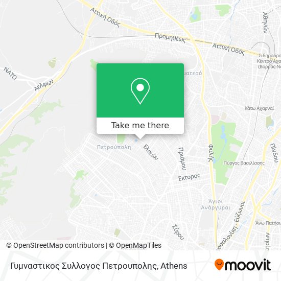 Γυμναστικος Συλλογος Πετρουπολης map