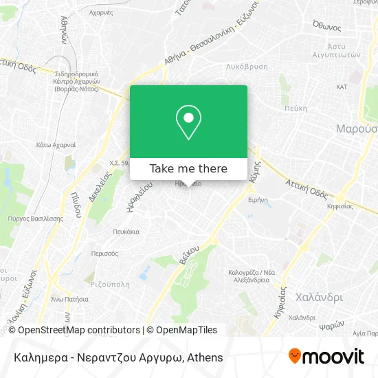 Καλημερα - Νεραντζου Αργυρω map