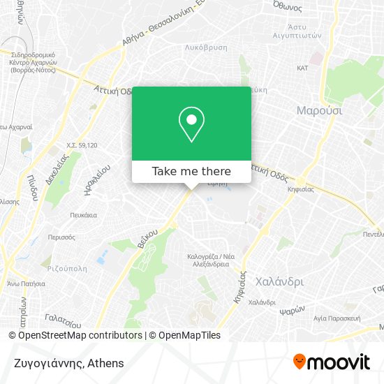 Ζυγογιάννης map