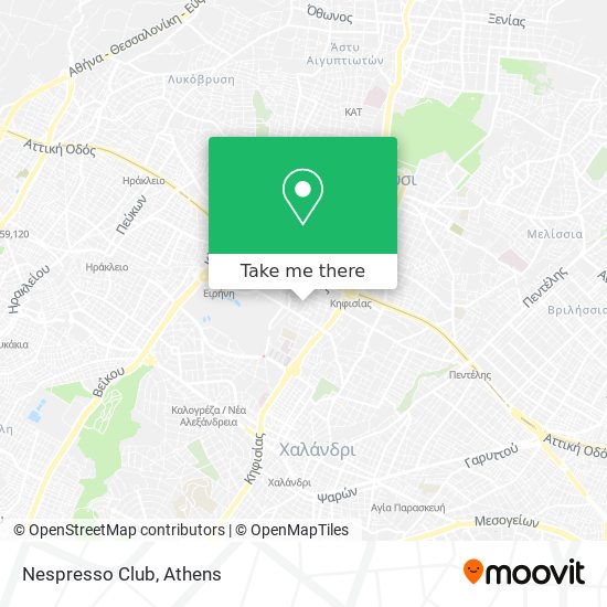 Nespresso Club map