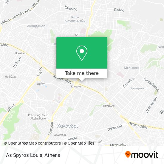 As Spyros Louis map