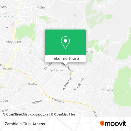 Zambidis Club map