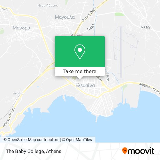The Baby College map