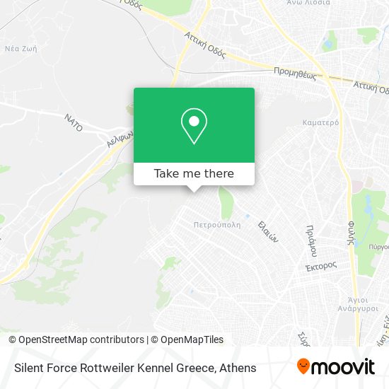 Silent Force Rottweiler Kennel Greece map