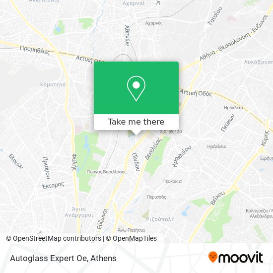 Autoglass Expert Oe map