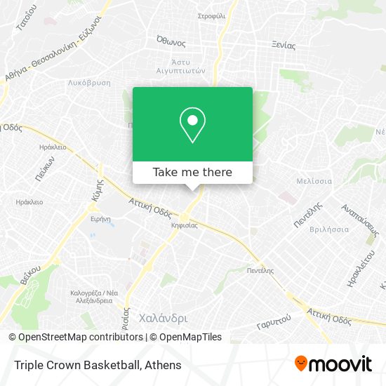 Triple Crown Basketball map