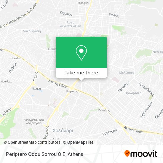 Periptero Odou Sorrou O E map