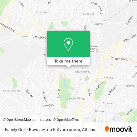 Family Grill - Βενεταντησ Κ Αναστασιοσ map