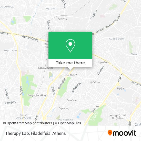 Therapy Lab, Filadelfeia map