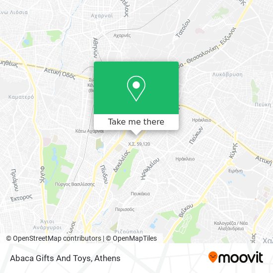 Abaca Gifts And Toys map
