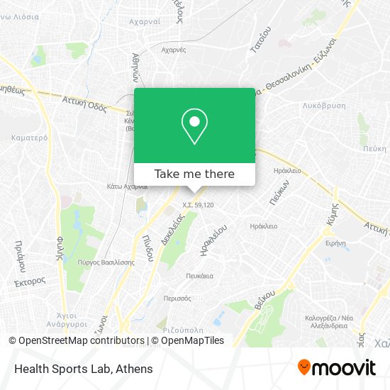 Health Sports Lab map