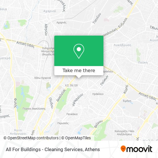 All For Buildings - Cleaning Services map