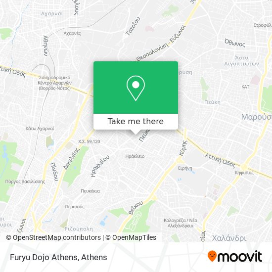 Furyu Dojo Athens map