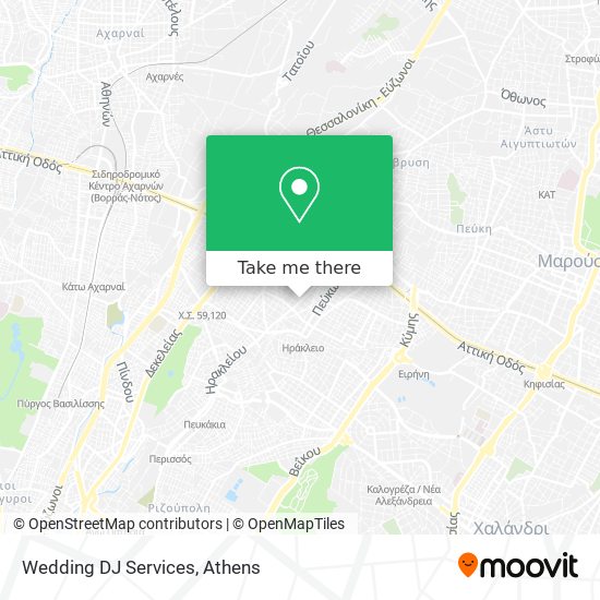 Wedding DJ Services map