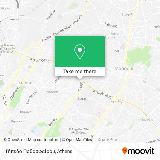Γήπεδο Ποδοσφαίρου map