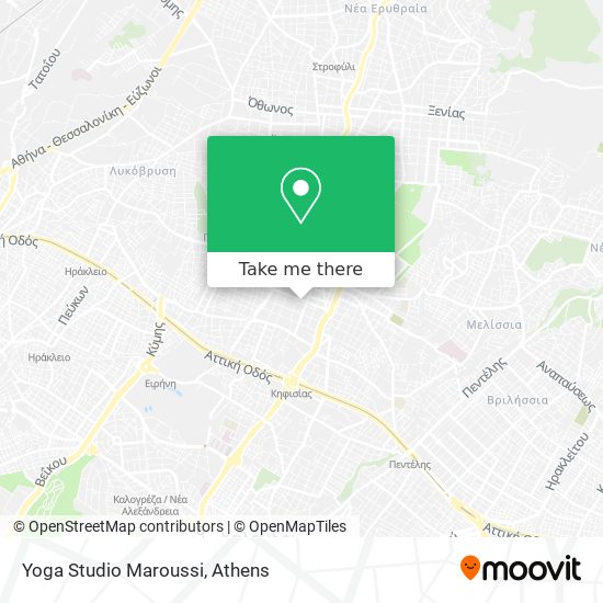 Yoga Studio Maroussi map