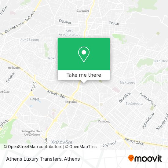 Athens Luxury Transfers map