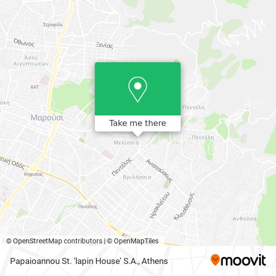 Papaioannou St. 'lapin House' S.A. map