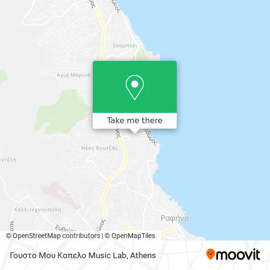 Γουστο Μου Καπελο Music Lab map