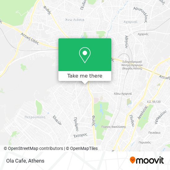 Ola Cafe map