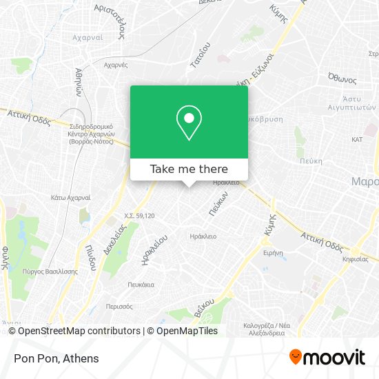 Pon Pon map