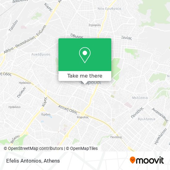 Efelis Antonios map