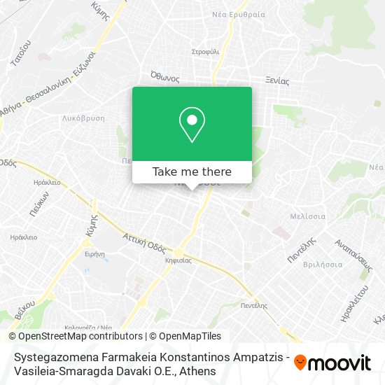 Systegazomena Farmakeia Konstantinos Ampatzis - Vasileia-Smaragda Davaki O.E. map