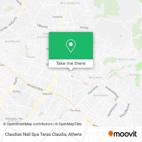 Claudias Nail Spa Taras Claudia map