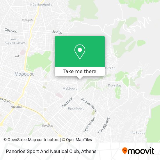 Panorios Sport And Nautical Club map