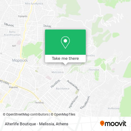 Alterlife Boutique - Melissia map