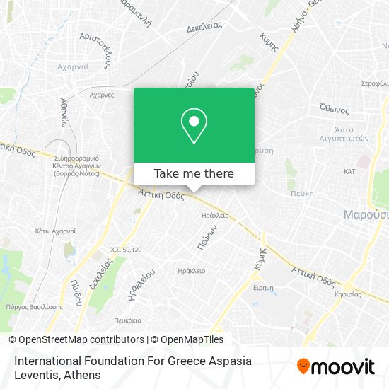 International Foundation For Greece Aspasia Leventis map