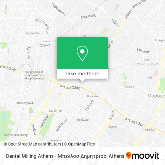 Dental Milling Athens - Μπελλοσ Δημητριοσ map