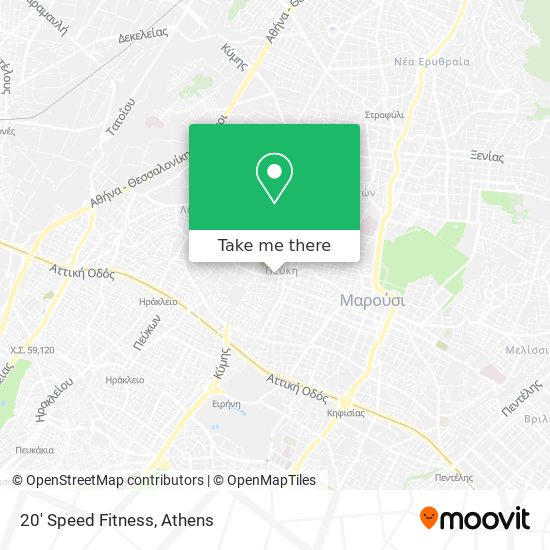 20' Speed Fitness map