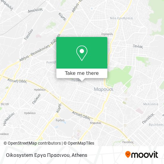 Oikosystem Εργα Πρασινου map