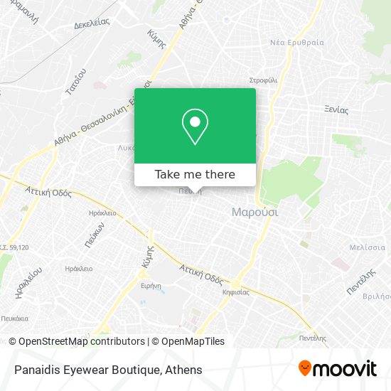 Panaidis Eyewear Boutique map