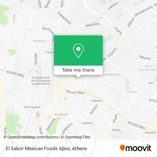 El Sabor Mexican Foods Αβεε map