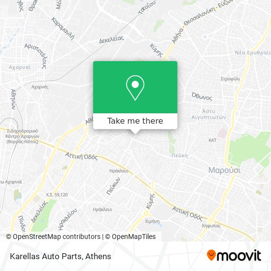 Karellas Auto Parts map