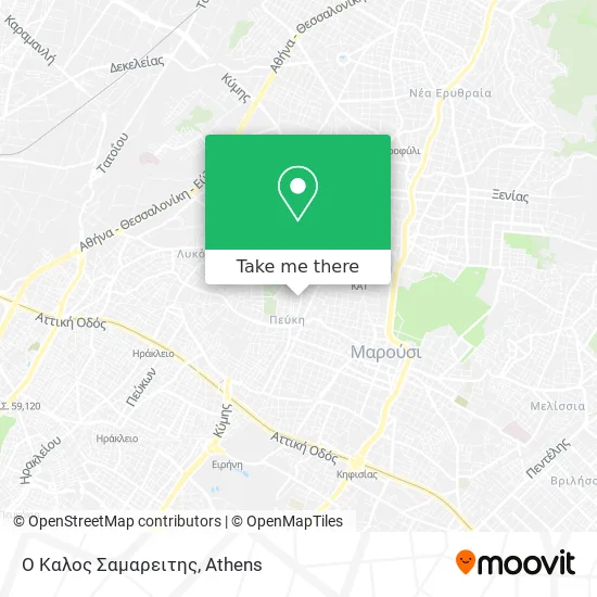 Ο Καλος Σαμαρειτης map