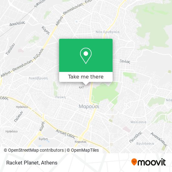 Racket Planet map