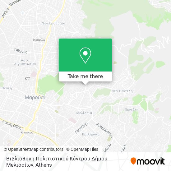 Βιβλιοθήκη Πολιτιστικού Κέντρου Δήμου Μελισσίων map