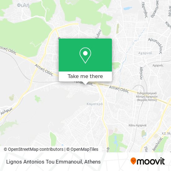 Lignos Antonios Tou Emmanouil map