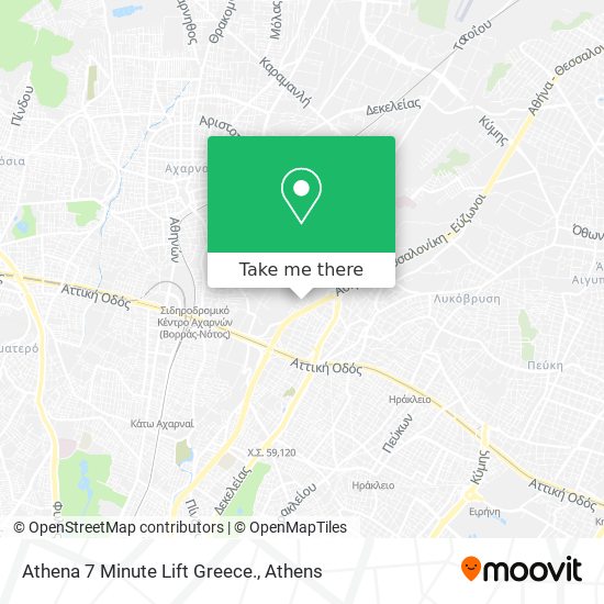 Athena 7 Minute Lift Greece. map